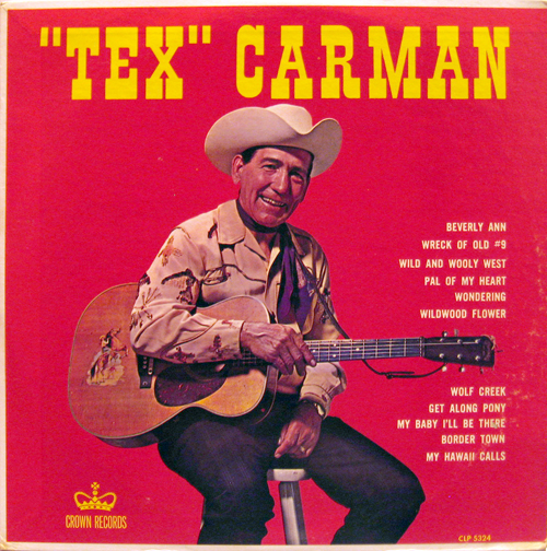 self-titled Tex Carman album cover